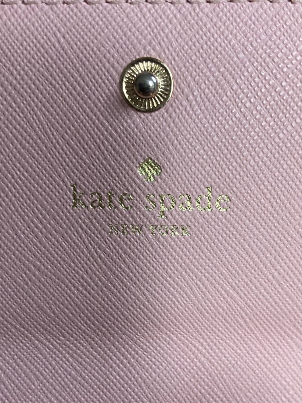 Kate Spade New York Cedar Street Tri-Fold Saffiano Leather Wallet On Chain NWOT - Picture 6 of 14